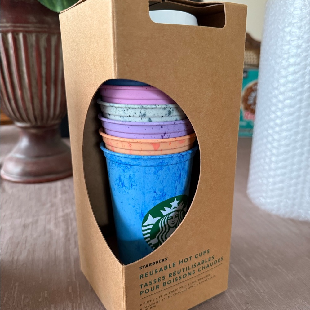 Starbucks Multicolor Reusable Hot Cups